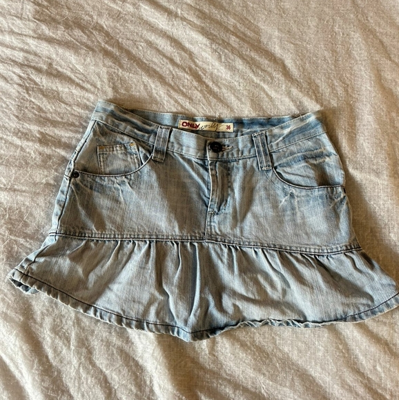 ONLY denim mini skirt - Picture 4 of 16